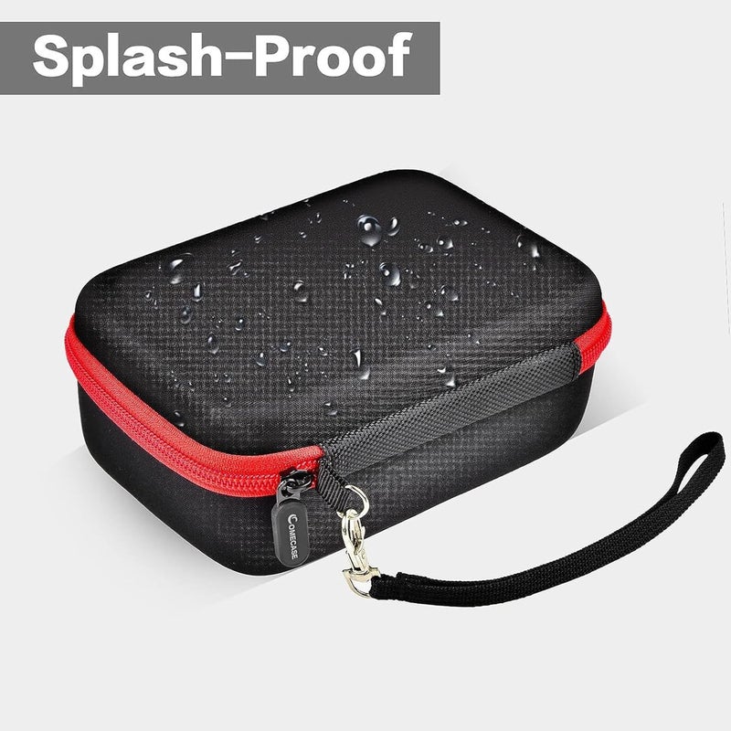 Comecase حافظة فلاش USB، محرك أقراص، حامل بطاقة الذاكرة SD SDXC SDHC، منظم حقيبة تخزين الملحقات الإلكترونية - أحمر (الصندوق فقط) - Image 5